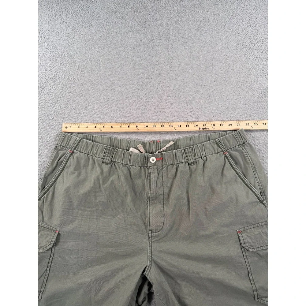 Tommy Bahama Relax Shorts Men's 2XB Sage Green Drawstring Waist Cargo Pockets